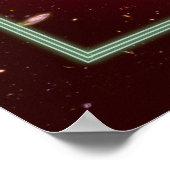 Sri Yantra Amber Glow Poster (Hoek)