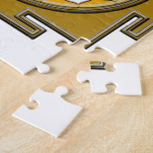 Sri Yantra Bronze Legpuzzel (Zijkant)