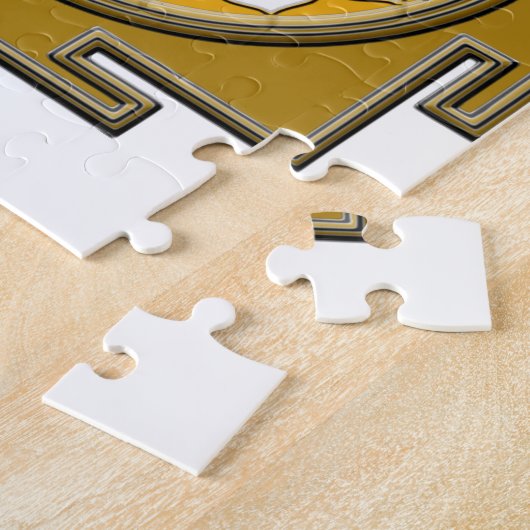 Sri Yantra Bronze Legpuzzel (Zijkant)