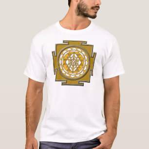 Sri Yantra Bronze T-shirt