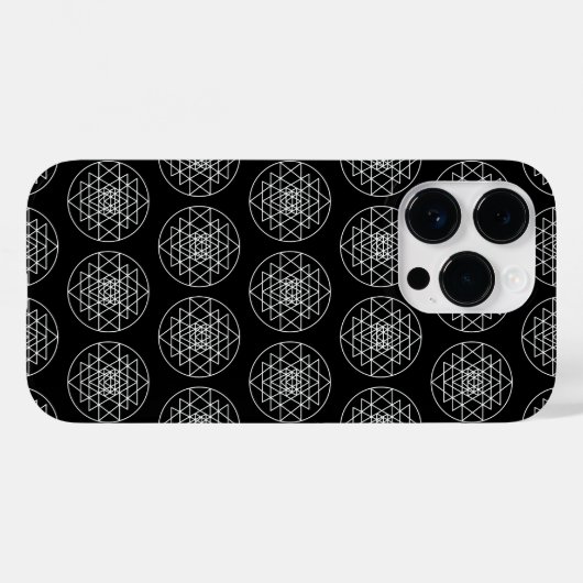 Sri Yantra Case-Mate iPhone Case (Achterkant (horizontaal))