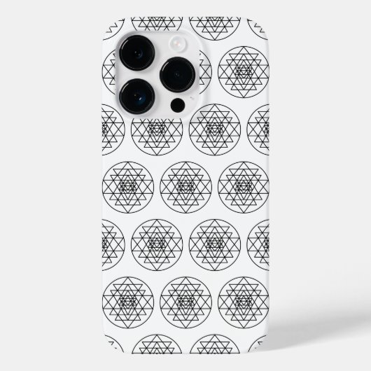 Sri Yantra Case-Mate iPhone Case (Achterkant)