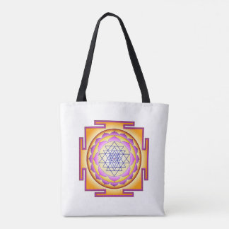 Sri Yantra Chakra Shiva Shakti Navayoni Godin  Tote Bag