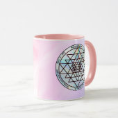 Sri Yantra – Customizable Protection Talisman Mok (Voorkant rechts)