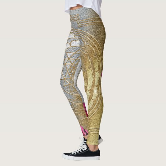 Sri Yantra en de geur van Rozen II - Leggings (Links)