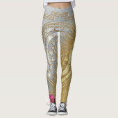 Sri Yantra en de geur van Rozen II - Leggings (Voorkant)