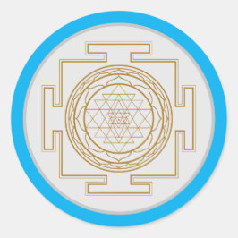 Sri Yantra - Heilig Symbool Ronde Sticker