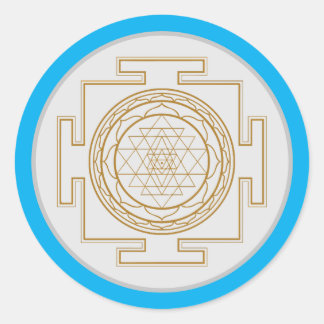Sri Yantra - Heilig Symbool Ronde Sticker