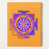 Sri Yantra - Hindoeïsme Symbool Ontwerp 1 Planner (Achterkant)
