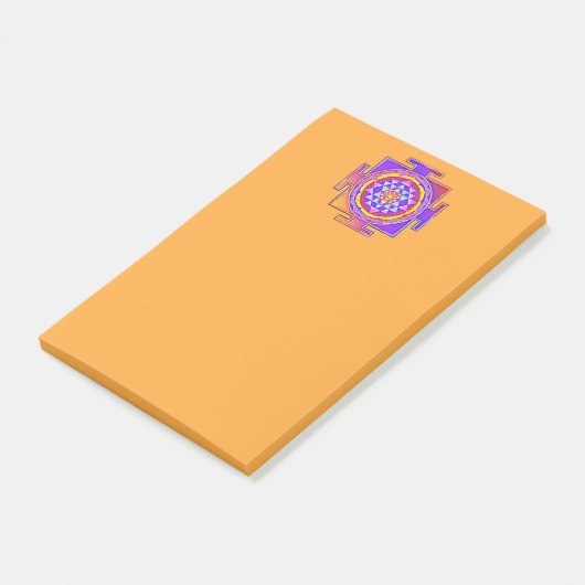 Sri Yantra - Hindoeïsme Symbool Ontwerp 1 Post-it® Notes (Schuin)