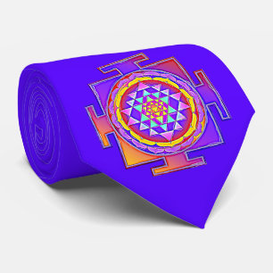 Sri Yantra - Hindoeïsme Symbool Ontwerp 1 Stropdas