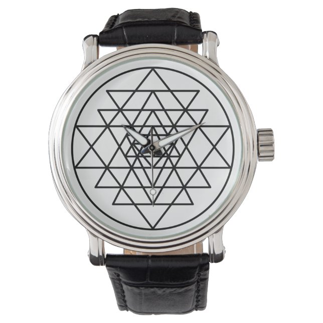Sri Yantra Horloge (Voorkant)
