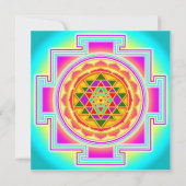 Sri Yantra Kaart (Voorkant)