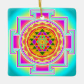 Sri Yantra Keramisch Ornament (Voorkant)