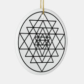 Sri Yantra Keramisch Ornament (Rechts)