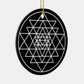 Sri Yantra Keramisch Ornament (Rechts)
