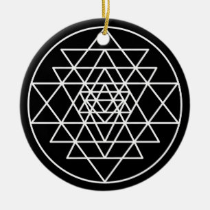 Sri Yantra Keramisch Ornament