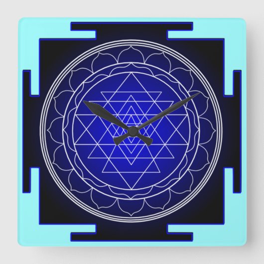 sri yantra klok (Voorkant)
