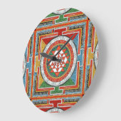 Sri Yantra-klok. Grote Klok (Hoek)