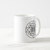 Sri Yantra Koffiemok (Voorkant rechts)