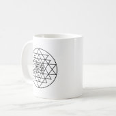Sri Yantra Koffiemok (Voorkant links)