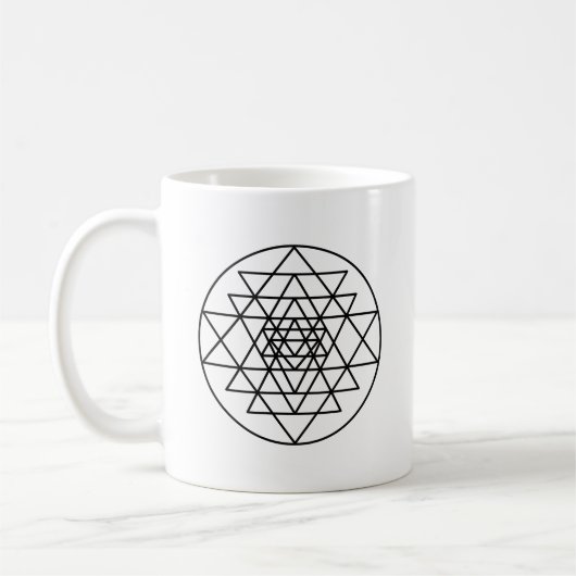 Sri Yantra Koffiemok (Links)