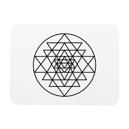Sri Yantra Magneet (Horizontaal)