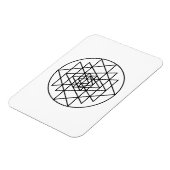 Sri Yantra Magneet (Linkerzijde)
