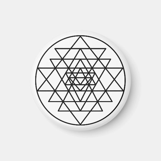 Sri Yantra Magneet (Voorkant)
