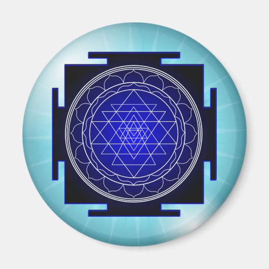 Sri Yantra magneet (Voorkant)