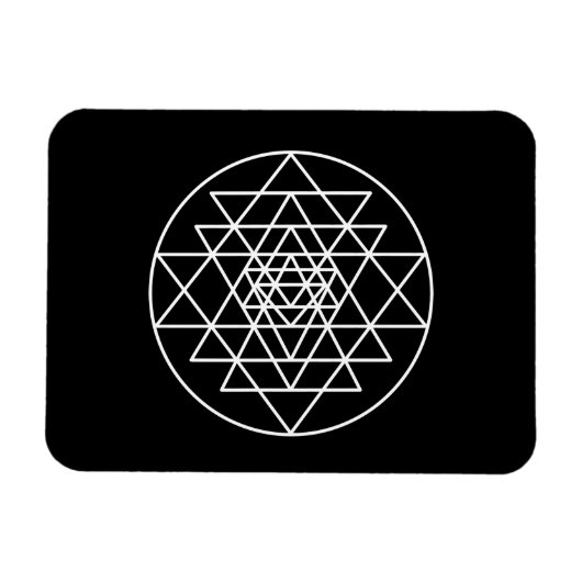 Sri Yantra Magneet (Horizontaal)