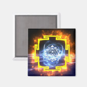 Sri Yantra Magnet (Voorkant / Achterkant)