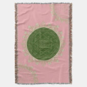 Sri Yantra Mandala - Blanket Deken (Voorkant Verticaal)