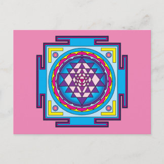 Sri Yantra Mandala Briefkaart