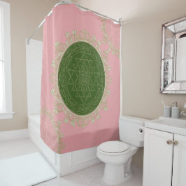 Sri Yantra Mandala - Shower Curtain Douchegordijn