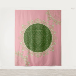 Sri Yantra Mandala - Tapestry Wandkleed