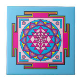 Sri Yantra Mandala Tegeltje (Voorkant)
