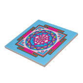 Sri Yantra Mandala Tegeltje (Zijkant)