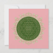 Sri Yantra Mandala - Wenskaart Kaart (Voorkant)