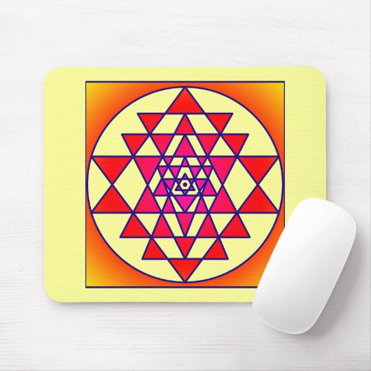 Sri Yantra Muismat (Met muis)