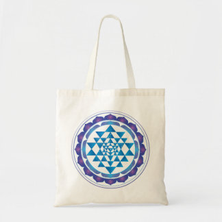 Sri Yantra Mystical Sacred Geometry Symbool Tote Bag
