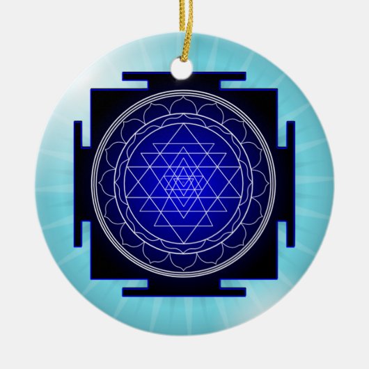 sri yantra ornament (Voorkant)
