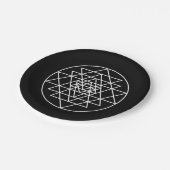 Sri Yantra Papieren Bordje (Gekanteld)