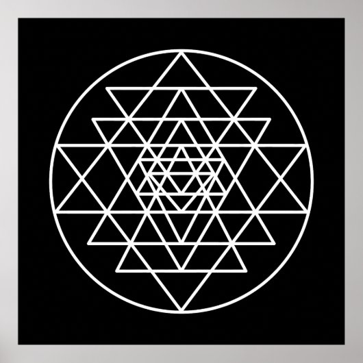 Sri Yantra Poster (Voorkant)