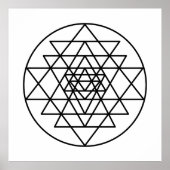 Sri Yantra Poster (Voorkant)
