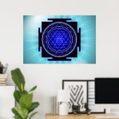sri yantra poster (Thuiskantoor)
