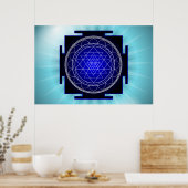 sri yantra poster (Keuken)