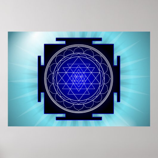sri yantra poster (Voorkant)