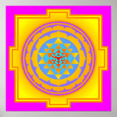Sri Yantra Poster (Voorkant)