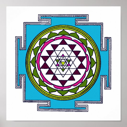 Sri Yantra Print (Voorkant)